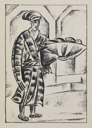 A Man selling Flatbread
