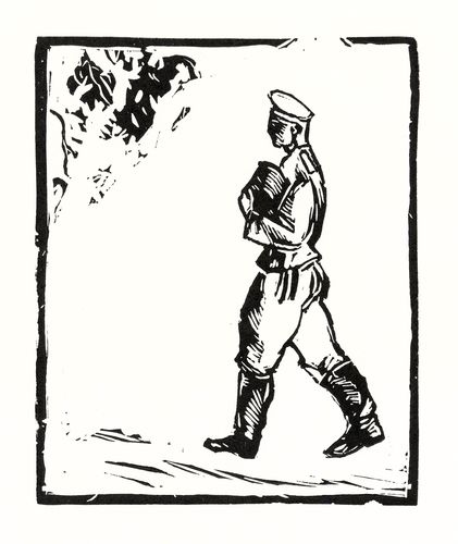 A Soldier with an Accordion